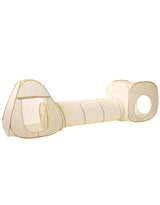 3 Sprouts CPPTAL Ensemble de jeu tente et tunnel 3-en-1 - Terrazzo beige - 3 Sprouts vendu par Veille sur toi