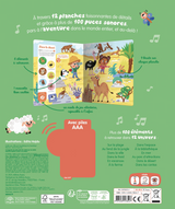 Auzou 9791039578547 Livre cherche et trouve des tout-petits sonore - À l'aventure - Auzou vendu par Veille sur toi