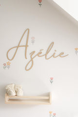 bassinette. NOM EN BOIS PERSONNALISÉ - Lettres attachées vendu par Veille sur toi