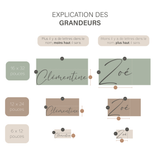 bassinette. NOM EN BOIS PERSONNALISÉ - Lettres attachées vendu par Veille sur toi