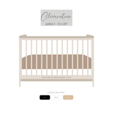 bassinette. sku-44500177551673 NOM EN BOIS PERSONNALISÉ - Lettres attachées POLICE 1 / 12 x 24 pouces / Naturel vendu par Veille sur toi