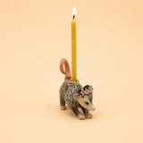 Camp Hollow SURCT0060 Porte-bougie en porcelaine - Opossum - Camp Hollow vendu par Veille sur toi