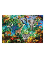 Crocodile Creek 79102 Casse-tête holographique - 100 pièces - Paradis de la jungle 5+ - Crocodile Creek vendu par Veille sur toi