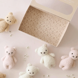 Cuddle + kind BBYBERALPPK003 Peluche - Bébé ours bouclé 7" - Fraise - Cuddle + kind vendu par Veille sur toi