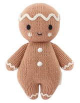 Cuddle + kind BBYGBDWT003 Peluche - Bébé pain d'épices 7" - Glaçage blanc - Cuddle + kind vendu par Veille sur toi