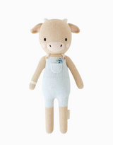 Cuddle + kind COWASHMIN2 Peluche - Asher la vache 13" - Cuddle + kind vendu par Veille sur toi