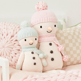 Cuddle + kind Peluche - Holly le bonhomme de neige - Cuddle + kind vendu par Veille sur toi