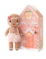 Cuddle + kind TinyGingerbread Peluche avec jolie boîte - Tiny 6" - Pain d'épices - Cuddle + kind vendu par Veille sur toi