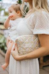 Dans le sac ⚜ MAMA-POUC-FLO-PINK Pochette MAMA - Fleurs pétale - Dans le sac x Liberty London vendu par Veille sur toi