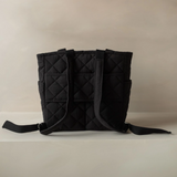Dans le sac â Quilted-Convertible-Backpack-Black Sac Ă dos matelassĂ© convertible - Noir - Dans le sac vendu par Veille sur toi