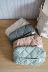 Dans le sac ⚜ Quilted-wipes-case-mint Étui à lingettes matelassé - Menthe - Dans le sac vendu par Veille sur toi