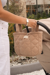 Dans le sac â STR-ORG-TAN Sac organisateur pour poussette Mini Mama - Tan - Dans le sac vendu par Veille sur toi