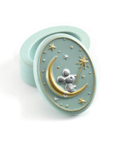Djeco DD03446-TURQ.CLAIR Boîte à dents - Djeco Turquoise clair vendu par Veille sur toi