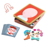 Djeco DJ03072 Jeu magnétique Inzebox - Portraits - Djeco vendu par Veille sur toi