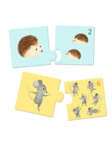 Djeco DJ08197 Casse-tête duo - Bébés animaux - Djeco vendu par Veille sur toi