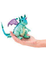 Folkmanis 8010 Marionnette à doigt - Petit dragon - Folkmanis vendu par Veille sur toi