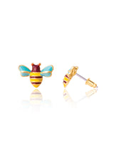 Girl Nation GN-J351s Boucles d'oreilles en émail - Abeille - Girl Nation vendu par Veille sur toi