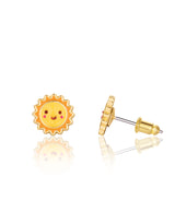 Girl Nation GN-J502s02 Boucles d'oreilles en émail - Soleil heureux - Girl Nation vendu par Veille sur toi