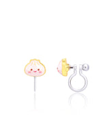 Girl Nation GN-J520sC Boucles d'oreilles à clip en émail - Dumpling - Girl Nation vendu par Veille sur toi