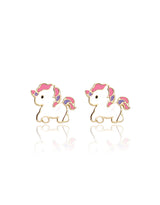 Girl Nation GN-J537S08 Boucles d'oreilles en émail - Licorne magique - Girl Nation vendu par Veille sur toi