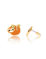Girl Nation GN-J544S Boucles d'oreilles en émail - Paresseux - Girl Nation vendu par Veille sur toi