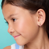 Girl Nation GN-J556sC Boucles d'oreilles à clip en émail - Loutre - Girl Nation vendu par Veille sur toi