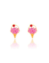 Girl Nation GN-J563S Boucles d'oreilles en émail - Cornet de crème glacée - Girl Nation vendu par Veille sur toi