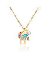 Girl Nation GN-J6643N Collier douce petite - Licorne magique avec cristaux - Girl Nation vendu par Veille sur toi