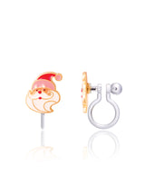 Girl Nation GN-JX511sc Boucles d'oreilles à clip en émail - Joyeux Père Noël - Girl Nation vendu par Veille sur toi