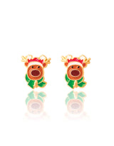 Girl Nation GN-JX513s Boucles d'oreilles en émail - Renne magique - Girl Nation vendu par Veille sur toi