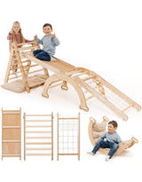 Goodevas CA 5MCS-TRIA-NET-CUSH-CA Structure d’escalade Montessori 5-en-1 pour enfants - Goodevas vendu par Veille sur toi