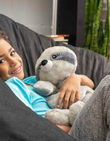 Hugimals HUG002SL Peluche lourde et apaisante - Sam le paresseux - Hugimals vendu par Veille sur toi