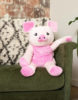 Hugimals HUG013PI Peluche lourde et apaisante - Harper le cochon - Hugimals vendu par Veille sur toi