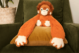 Hugimals HUG041OR-PB Peluche lestée enveloppante Hugaround - Ollie l'orang-outan - Hugimals vendu par Veille sur toi