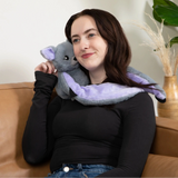 Hugimals HUG043BA - PB Peluche lestée enveloppante Hugaround - Berkeley la chauve-souris - Hugimals vendu par Veille sur toi