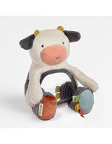 Itzy Ritzy 306601562 Peluche Vache avec miroir sensoriel - Itzy Ritzy vendu par Veille sur toi