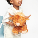 Itzy Ritzy 306701942 Peluche câline - Wyatt la vache Highland - Sweetie Snuggles™ - Itzy Ritzy vendu par Veille sur toi