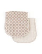 Itzy Ritzy 807351721 Duo de linges en mousseline de coton - Itzy Burp cloths™ - Itzy Ritzy Check yes! vendu par Veille sur toi