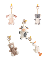 Itzy Ritzy Peluche et suce en caoutchouc naturel Bitzy Pal™ - Itzy Ritzy vendu par Veille sur toi