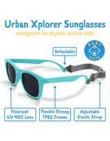 Jan & Jul Lunette de Soleil Polarisée Urban pour Enfant - Mauve Popsicle - Jan & Jul vendu par Veille sur toi