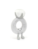 Jellycat A2DIR Peluche - Bague avec diamant - Amuseable - Jellycat vendu par Veille sur toi