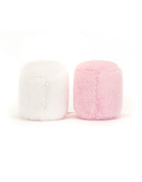 Jellycat A6MPW Peluche - Guimauves rose et blanche - Amuseable - Jellycat vendu par Veille sur toi