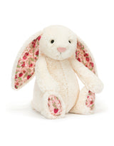 Jellycat BMP3MS Peluche - Lapin Bashful Blossom - Crème Fraise - Original - Jellycat vendu par Veille sur toi