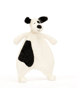 Jellycat CMF4BCP Peluche doudou apaisante - Chien noir et crème - Jellycat vendu par Veille sur toi
