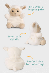 Living Nature AN10FM-LA Peluche Little Snugglies - Agneau - Living Nature vendu par Veille sur toi