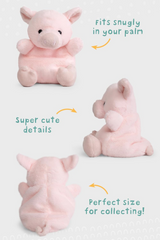 Living Nature AN10FM-PG Peluche Little Snugglies - Cochon - Living Nature vendu par Veille sur toi