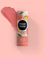 Mae Mae ⚜ MaeMae - Peche Baume à lèvres avec teinte - Pêche - Mae Mae ⚜ vendu par Veille sur toi