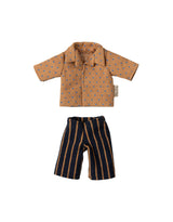 Maileg 17-5311-00 Vêtements pour papa souris - Maileg Chandail et pantalon ligné vendu par Veille sur toi