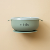Minika â BolCouvercle-Sauge Bol avec couvercle - Minika Sauge vendu par Veille sur toi