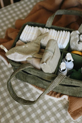 Minika â DiaperCaddy-Leaf Panier organisateur de couches - Feuille - Minika vendu par Veille sur toi